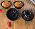 Webake 4 Inch Mini Fluted Tube Pans Nonstick Bakeware Set of 4 for Bundtlette, Angel Food Cake, Kugelhopf, Brownie...