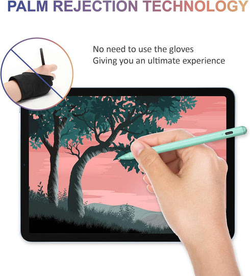 Stylus Pen for iPad, Active Pencil Compatible with ipad Pro 11/12.9 Inch 2018-2022, iPad 6/7/8/9th,iPad Mini 5/6th, iPad Air 4th/3rd, Palm Rejecti...