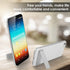Ultra-Thin Cell Phone Holder, Adjustable Mini Alloy Phone Kickstand Portable Foldable Phone Stand Adjustable Angle for Mobile Phone Tablet Univers...