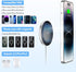 YUN CHUANG Magnetic Wireless Charger, Aluminum 15W Fast Charging Pad, Fingertip Gyroscope, Compatible with iPhone 15 14 13 12 11 10 Series, Samsun...