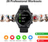 BRIBEJAT Smart Watch for Men (Dial/Answer Call) Built-in Music Player, Voice Assistant, Real-time Heart Rate & Sleep Monitor Compatible with Samsu...