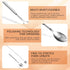 Telescopic Spoon Retractable Spoon Extending Spoon 20~63cm/ 8~24.8inch Long, Stainless Steel Telescopic Spoon Extendable Cooking Spoons Extra Long...