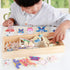 Wooden Jigsaw Puzzle 72 Pcs Kids Early Educational Toys Dress-Up Puzzle Set...