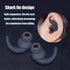3 Pairs Silicone Hooks Eartip Eartips Earbuds Eargels Compatible with Synchros Reflect BT Sports Wireless Bluetooth Earphones (Grey)...