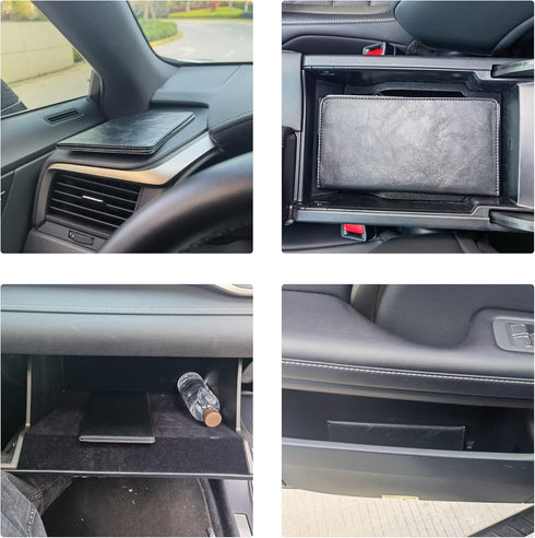 UYYE Auto Car Registration and Insurance Holder - PU Leather Vehicle Glove Box Organizer Wallet, Interior Accessories Case Holder for Essential Au...