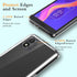 Oududianzi Case for TCL 303 with Screen Protector,Non-Yellowing Shockproof Bumper Protective Phone Cover, Anti-Scratch Soft TPU Back(Transparent)...