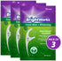 225 Piece BrightWorks Fresh Mint + Whitening Dental Flossers with plant-based handles, Super-Strong Floss and Mint-Flavored Floss with Micro-Cryst...