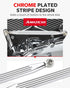 Amazicha Chrome Shift Linkage Compatible for Harley Davidson Softail Dyna Road King Electra Glide Street Glide Touring 1980-2024...