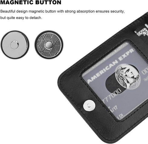 KIHUWEY Compatible with iPhone 12 Pro Max Case Wallet with Credit Card Holder, Premium Leather Magnetic Clasp Kickstand Heavy Duty Protective Cove...