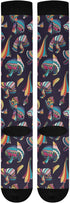 Green Grapes Compression Socks for Women and Men Circulation Long Socks for Athletic Running 1...