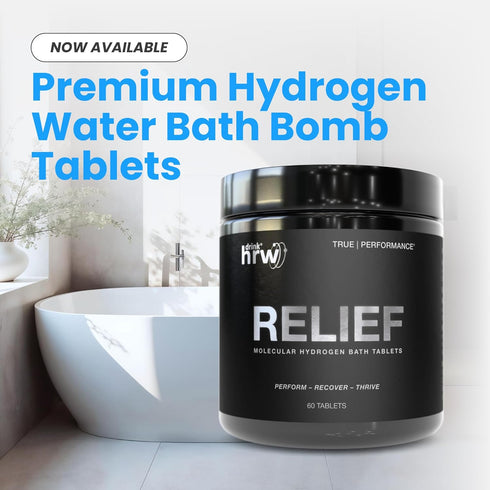 DRINK HRW Rejuvenation Molecular Hydrogen Water Tablets: 12 ppm H2 - Hydrogen & Magnesium Supplement, Supports Energy Production, Recovery, Cognit...