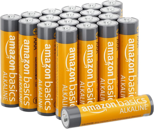 Amazon Basics AAA Alkaline High-Performance Batteries, 1.5 Volt, 10-Year Shelf Life, 20 count...