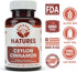 Natures Wellness Organic Ceylon Cinnamon - 1200 mg | Powerful Antioxidant | Maintains Joint Health and Mobility | Non-GMO | 60 Veg Capsules...