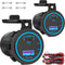 83W 12V USB Outlet Laptop Charger: Newest 2 Pack 65W USB-C PD3.0 and 18W QC3.0 Multi Car USB Port 12V Socket Waterproof with Power Switch for Car ...