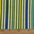 Printed Green-White-Navy-Yellow Striped Fabric Cotton Poplin 63inch 2 Yards Width for Sewing Apparels and DIY Home Craft Decors...