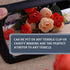 1 PC Car Visor Makeup Mirror with Clip, 6.65In x 4.33In Portable Durable Glass ABS Vehicle Sun-Shading Mirror, Universal Waterproof Automotive Rea...