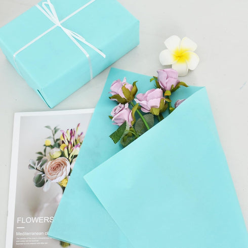 BEISHIDA 100 Sheets Teal Tissue Paper, Teal Wrapping Paper, Tissue Paper for Gift Bags, 14"x20"Gift Wrap Tissue Paper Bulk for DIY Crafts Gift Wra...