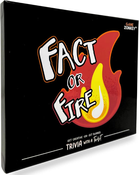 FACT or FIRE Trivia Card Game for Family and Friend Board Game Nights | Ultimate Playing Experience for Engaging Play Time | Get Creative Or Get B...