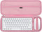 Aproca Pink Hard Travel Storage Case, for Apple Wireless Magic Keyboard 2 - MLA22LL/A and Apple Magic Bluetooth Mouse 2...