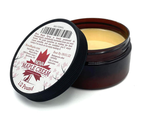 Nova Maple Cream - Pure Grade-A Maple Cream Butter Spread (1/2 Pound)...