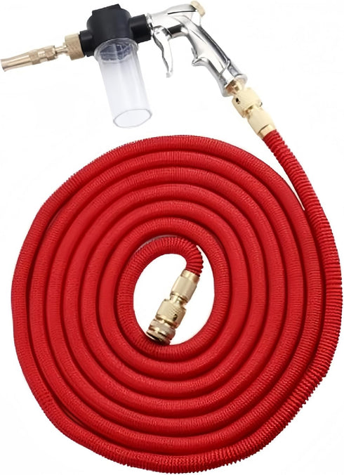 High Pressure Washer Gun Kit with Foam Cannon, 4 Nozzle Tips & Extension Wand-Versatile Water Spray Gun for Car Wash Garden Hose with Soap Dispens...