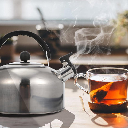ABOOFAN Whistling Tea Kettle,Stainless Steel 2L Teapot Water Kettle Stovetop Hot Kettle Sound Teapot Hot Water Fast to Boil for Stove Top Silver...