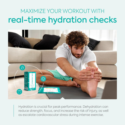 DIAGNOX Hydration Urine Test Strips - Urine Specific Gravity Test Strips for Accurate Hydration Monitoring - Individually Packaged and Clinical Gr...