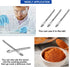 15 Pcs 3 in 1 Lab Spoon Micro Lab Spatula Stainless Steel Lab Scoop for Reagent Sampling, Mixing, Measuring 105/125/140mm for a Set...