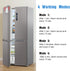 DAYTECH Freezer Door Alarm with Delay 1/2/3/4 mins When Left Open Window Chime Close Doors Reminder Refrigerator Door Alarm 0 to 120 dB for Fridge...