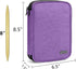 LUXJA Knitting Needles Case(up to 8 Inches), Travel Organizer Storage Bag for Circular Needles, 8 Inches Knitting Needles and Other Accessories(NO...