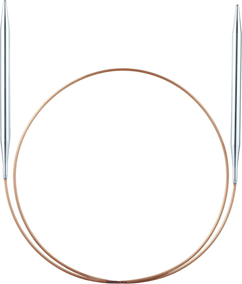 Addi Circular Knitting Needle, Metal, Silver, 3 mm...