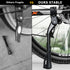 Bike Kickstand Enhanced,Rear Side/Center Mount,Aluminum Alloy Bicycle Kick Stand Adjustable Kickstand for adult bike 700C 24" 26" 28" 29 inch Moun...