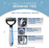 Pet Grooming Brush Double-Sided Undercoat Rake for Dogs & Cats - Shedding and Dematting Comb for Dogs &Gentle Deshedding Brush Glove Grooming kit ...