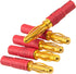 5Pairs ShareGoo No Cable 4mm Bullet Connector to 3.5mm Bullet Connector Banana Gold Plug Adapter for RC Car Boat FPV ESC Motor...