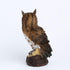 Garden Resin owl Statue,Decor for Outside Ornaments,Garden Decorations owl,Garden Accessories Outdoor Patio Lawn 7 inch Tall Brown...