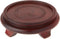 Bard's Dark Wood Decorative Base, 1.625" H x 5.125" W x 5.125" D (4" Display Diameter)...