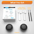 2Pack Portable Mini Speaker, Bluetooth Tiny Speaker,Wireless Micro Speaker for Phone/PC/Tablet, Rechargeable Battery, Built-in Microphone, Cute Mi...