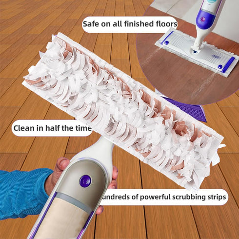 Disposable Mopping Pad Refills for Swiffer PowerMop Multi-Surface,Wood Mopping Pad Refills for Floor Cleaning, 10 Count (10 Packs)...
