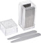 JOVIVI 36pc Stainless Steel Collar Stays in Clear Plastic Box for Mens Dress Shirt, Order The Sizes You Need (2.2")...