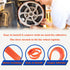 2 Pack Urethane Band Saw Tires, Replace for 905145 Band Saw Tires fit for 14" Delta 905145 Craftsman 3AD92501 Band Saw (14" x 1" x 1/8") for Jet G...