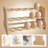 Wooden Egg Holder Countertop Egg Holder For Fresh Eggs,Bamboo Egg Tray For Fresh Eggs, Easter Egg Decoration And Rustic Kitchen Organizer, Set Of ...