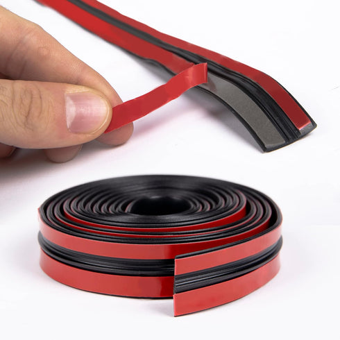 TRUE LINE Automotive 6 Feet Car Windshield Weather Seal Rubber Stripping Trim Cover Leak Sound Proofing Kit...