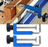 2Pcs Universal Fence Clip Fixing Clip Blue Universal MultiFunctional Woodworking Clamp G Clip 100mm, Adjustable Fixed Clamps Woodworking Clips,Han...