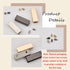 WADORN 18 Sets Metal Belt Tip with Screws, 0.98 Inch Wide Bag Decorative Buckles for Purse Webbing End Clip Buckles Leather Handle Strap End Cover...