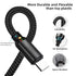 Nylon Braided Charging Cable for Microsoft Surface Pro 7/6/5/4/3Go3/2/1 Laptop 4/3/2/1, Must Work with 45W 15V 3A USB-C Charger (Black, 6ft)......