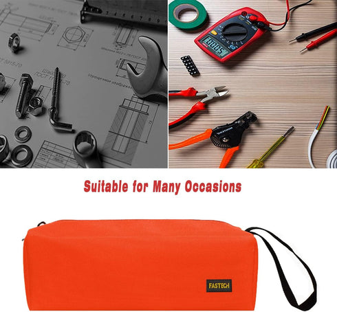 1-Pack Zipper Utility Tool Bag, Small Zipper Bags/Multi-purpose Tool Pouch Tote Bags Storage Organizer for Screwdrivers, Pliers, Nut Drivers Gifts...