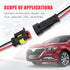 Auto Waterproof Electrical Connector,2 Pin 16 AWG High Load Connectors for Car, Truck, Boat, and Other Wire Connections....