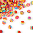 Beadthoven 200pcs 10mm Resin Berry Beads Mixed Color Round Beads Resin Chunky Bubblegum Beads Bulk Loose Spacer Beads Charms for Jewelry Making Ne...