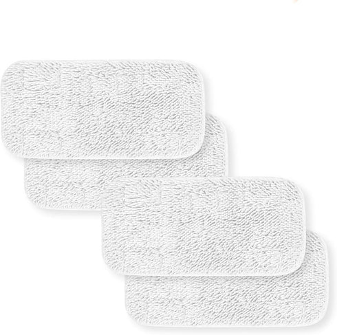 HYCLES Replacement Sienna Luna Cloth Pads Microfiber Mop Pads 4 Pcs for Steamer Head SSM-3006 Washable Cleaning Pads for Floor...