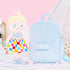 Toddler Kids Backpack with Soft Baby Dolls in Plaid Dress 9.5"...